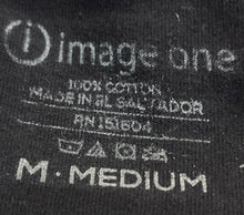Load image into Gallery viewer, Image One Mens Black Cotton Miami Hurricanes Short Sleeve Dad T-Shirt Size M