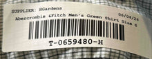 Load image into Gallery viewer, Abercrombie & Fitch Mens Green Plaid Long Sleeve Button-Up Shirt Size Small