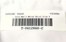 Load image into Gallery viewer, Zara Mens White Long Sleeve Collared Slim Fit Button-Up Shirt Size Small