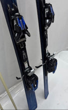 Load image into Gallery viewer, Atomic Unisex Adults Blue And Black Skis & Poles Binding Set With Carrying Case