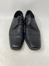 Load image into Gallery viewer, Coach Mens Black Leather Square Toe Lace-Up Derby Dress Shoes Size 9.5