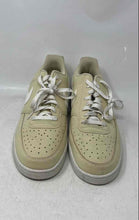 Load image into Gallery viewer, Nike Mens Court Vision Low Beige White Leather Lace-Up Sneaker Shoes Size 13