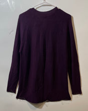 Load image into Gallery viewer, Calvin Klein Womens Purple Knitted Long Sleeve Crew Neck Pullover Sweater Size M