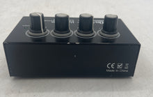 Load image into Gallery viewer, On-Stage HA4000 Pro Black Compact 4 Channel Headphone Amplifier Not Tested