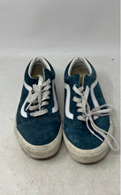Load image into Gallery viewer, Vans Womens Old Skool Blue Round Toe Low Top Lace-Up Sneaker Shoes Size 6