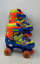 Load image into Gallery viewer, Cool Bear Unisex Kids Multicolor Adjustable Quad Roller Skates Size Medium