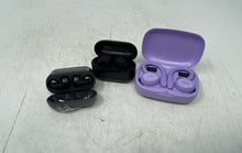 Load image into Gallery viewer, Lot Of 3 Pcs Assorted Mixed Earbuds With Charging Case Pre-Owned Not Tested