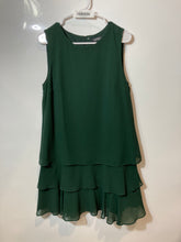 Load image into Gallery viewer, Lauren Ralph Lauren Womens Green Sleeveless Tiered A-Line Dress Size 10