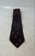 Load image into Gallery viewer, Retro Design Studios Mens Green Pink Paisley Print Adjustable Designer Tie