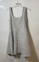 Load image into Gallery viewer, Karl Lagerfeld Paris Womens White And Black Printed Back Zip A-Line Dress Size 6