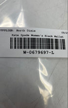 Load image into Gallery viewer, Kate Spade New York Womens Jackson Street Stacy Black Leather Bifold Wallet
