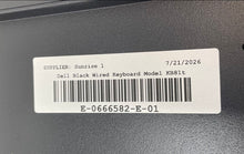 Load image into Gallery viewer, Dell Black Portable USB Wired Desktop English Keyboard Model KB813t