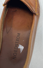 Load image into Gallery viewer, Nordstrom Mens Brown Leather Moc Toe Slip-On Penny Loafer Shoes Size 12N