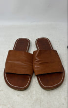 Load image into Gallery viewer, Desert Totes Womens Brown Leather Open Toe Slip-On Slide Sandals Size 40