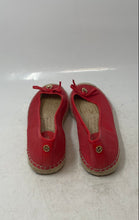 Load image into Gallery viewer, Michael Kors Womens Red Bow Round Toe Slip-On Espadrille Flats Size 6.5M