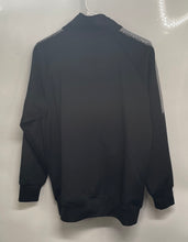 Load image into Gallery viewer, AGS Mens Black Long Sleeve Front Full-Zip Side Pockets Track Jacket Size Small