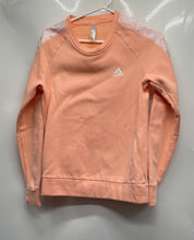 Load image into Gallery viewer, Adidas Womens Peach Long Sleeve Crew Neck Pullover Sweatshirt Size S