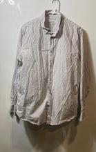 Load image into Gallery viewer, Calvin Klein Mens Gray Printed Long Sleeve Collared Button-Up Shirt Size Large