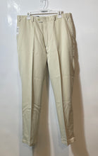 Load image into Gallery viewer, Jos. A. Bank Mens Khaki Flat Front Slash Pockets Dress Pants Size 36x32 With Tag