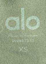 Load image into Gallery viewer, Alo Womens Green Softsculpt Elastic Waist Activewear Compression Leggings Sz XS