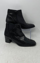 Load image into Gallery viewer, Mezlan Womens Loren Black Leather Block Heel Side-Zip Ankle Booties Size 10M