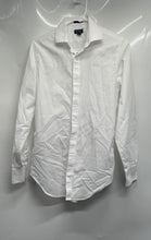 Load image into Gallery viewer, J.Crew Mens White Collared Long Sleeve Button-Up Shirt Size XS