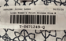 Load image into Gallery viewer, Charter Club Womens Multicolor Printed Button-Up Shirt Size Medium