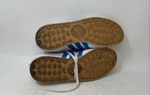 Load image into Gallery viewer, Adidas Womens Samoa White Blue Leather Lace-Up Low Top Sneakers Shoes Size 7