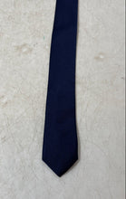 Load image into Gallery viewer, Tommy Hilfiger Mens Blue Yellow Geometric Printed Keeper Loop Pointed Tie