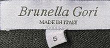 Load image into Gallery viewer, Brunella Gori Womens Black Merino Wool Long Sleeve Pullover Sweater Size Small