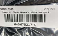 Load image into Gallery viewer, Tommy Hilfiger Womens Black Adjustable Shoulder Strap Pockets Quilted Backpack