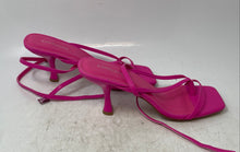 Load image into Gallery viewer, Carcuume Womens Camile Pink Open Toe Low Spool Heel Strappy Sandals Size 8