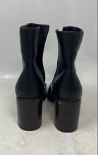 Load image into Gallery viewer, Marc Fisher Womens Lysia Black Leather Side Zip Ankle Booties Size 8.5M