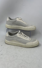 Load image into Gallery viewer, Zara Mens White Gray Round Toe Low Top Lace-Up Sneaker Shoes Size 41