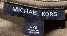 Load image into Gallery viewer, Michael Kors Mens Brown Cotton Short Sleeve Pullover T-Shirt Size Large