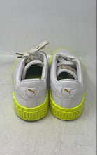 Load image into Gallery viewer, Puma Womens Cali White Green Leather Lace-Up Low Top Sneaker Shoes Size 8