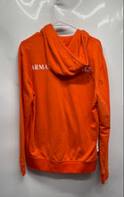 Load image into Gallery viewer, Armani Exchange Mens Orange White Long Sleeve Pockets Full Zip Hoodie Size M