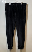 Load image into Gallery viewer, Karl Lagerfeld Womens Black Elastic Waist Drawstring Jogger Pants Size XL