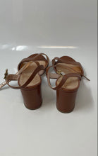 Load image into Gallery viewer, Casanova Womens Brown Leather Open Toe Chunky Heel Ankle Strap Sandals Sz EUR 39