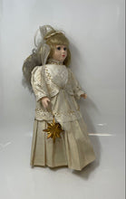 Load image into Gallery viewer, Beige Gold Wings Star Embroidery 16 Inch Angel Collector Porcelain Doll