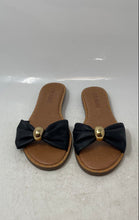 Load image into Gallery viewer, Steve Madden Womens Dipsy Black Leather Open Toe Slip-On Slide Sandals Size 8 M