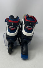 Load image into Gallery viewer, Banwei Kids Red Blue Black Adjustable Roller Blades Inline Skates Size M/35-38