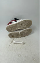 Load image into Gallery viewer, Nike Kids Air Jordan 1 Mid 554725-116 White Red Lace-Up Sneaker Shoes Size 5.5Y