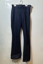 Load image into Gallery viewer, Express Womens Blue Flat Front Pockets Bootcut Leg Trouser Pants Size 2R