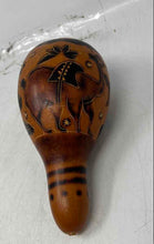 Load image into Gallery viewer, Multicolor Engraved Percussion Musical Instrument Hand-Carved Gourd Rattle