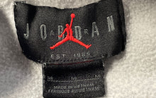 Load image into Gallery viewer, Jordan Mens Light Gray Jumpman Long Sleeve Pockets Full-Zip Hoodie Size Medium