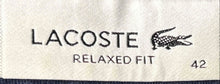 Load image into Gallery viewer, Lacoste Womens Blue Cotton V-Neck Relaxed Fit Pullover T-Shirt Size 42
