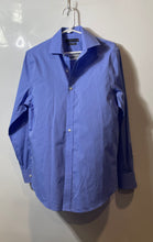 Load image into Gallery viewer, Tommy Hilfiger Mens Light Blue Regular Fit Stretch Long Sleeve Dress Shirt Sz S