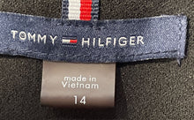 Load image into Gallery viewer, Tommy Hilfiger Womens Black Sleeveless Round Neck Ruffle Hem Mini Dress Size 14