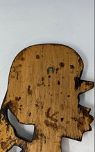 Load image into Gallery viewer, African Hand Carved Wooden Man Bust Decorative Wall Art Tribal Figure Sculpture